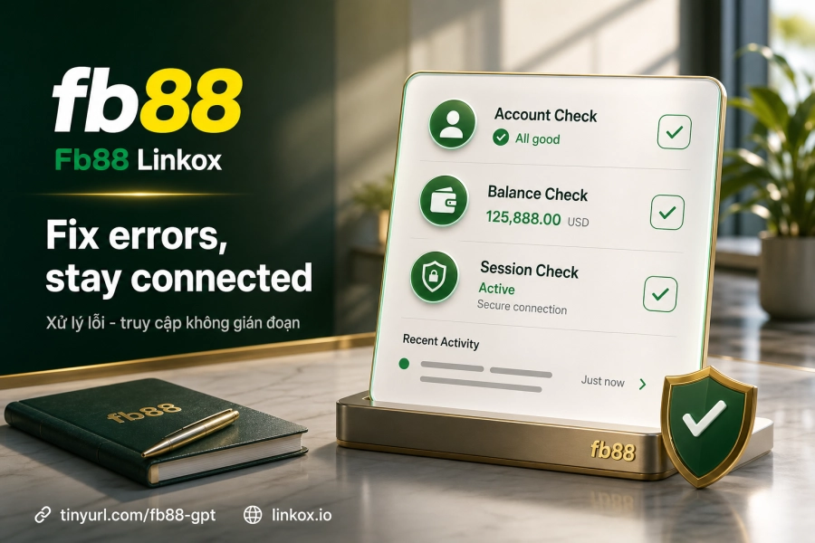 lỗi đăng nhập Fb88 nguyên nhân và cách xử lý truy cập