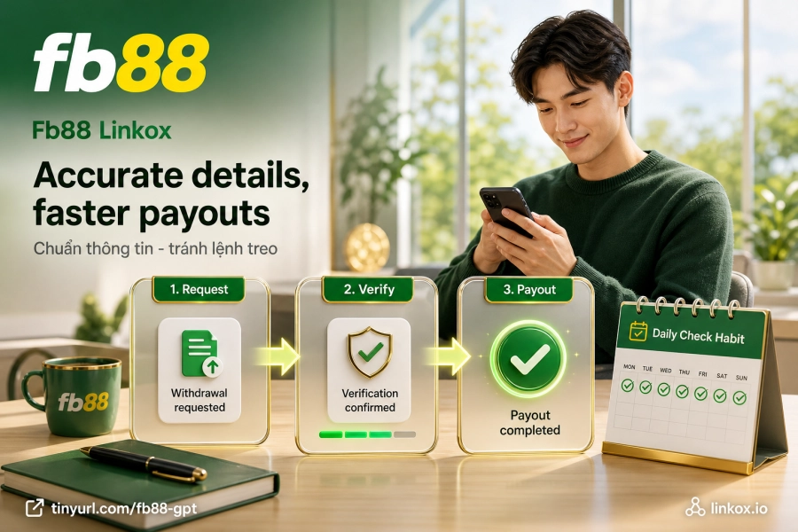 mẹo tránh lệnh rút tiền treo Fb88 kiểm tra thông tin ngân hàng thời điểm rút