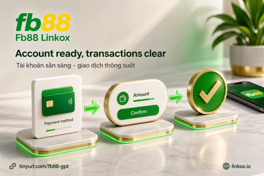 mở tài khoản Fb88 xác thực KYC nạp tiền lần đầu ngân hàng FastPay